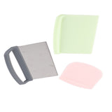 3pcs Dough Scraper Multipurpose Food Grade Safe Dough Cutter for Dough Cake Bread