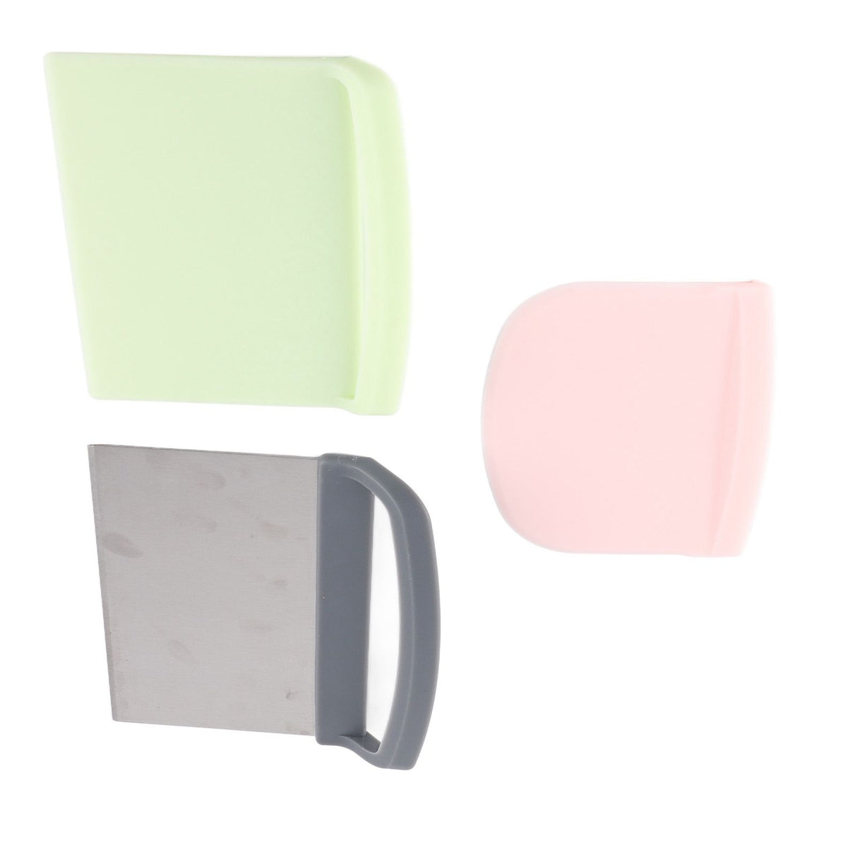 3pcs Dough Scraper Multipurpose Food Grade Safe Dough Cutter for Dough Cake Bread