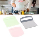 3pcs Dough Scraper Multipurpose Food Grade Safe Dough Cutter for Dough Cake Bread