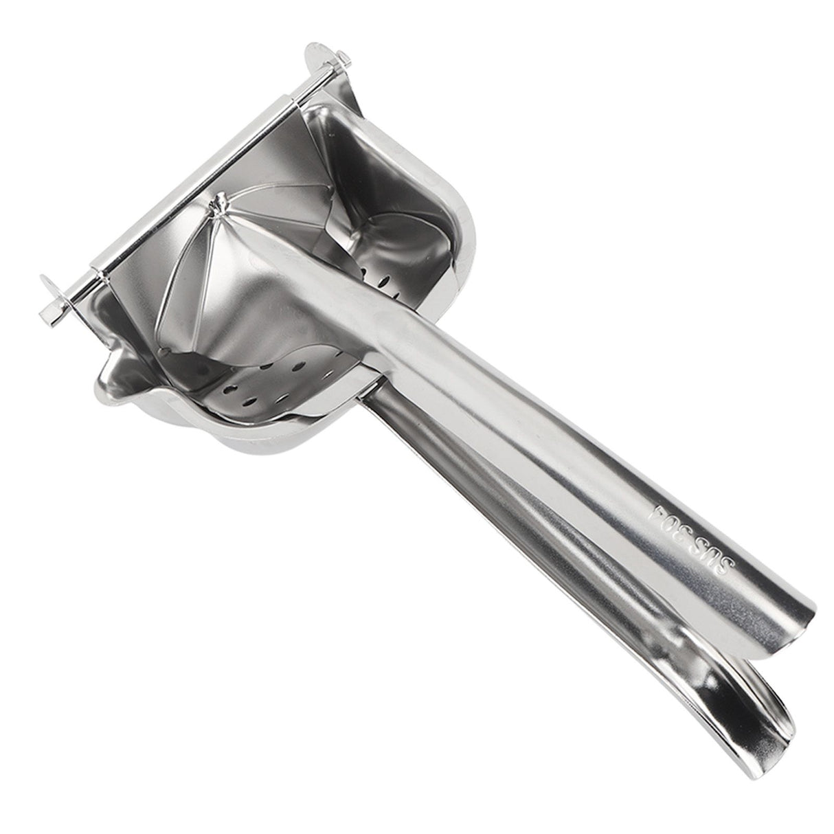 Hand Juicer 304 Stainless Steel Ergonomic Detachable Effort Saving Citrus Juicer for Home Kitchen Office