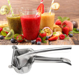 Hand Juicer 304 Stainless Steel Ergonomic Detachable Effort Saving Citrus Juicer for Home Kitchen Office