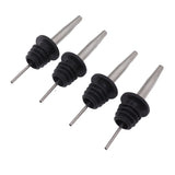 24pcs Stainless Steel Bottle Pourers with Black Plastic Cover Conical Design Rust Protection Liquor Pour Spout for Bar - Extra Image