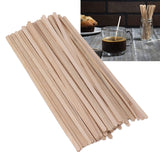 500Pcs Coffee Stirrers 7.5in Birchwood Biodegradable Eco Friendly Convenient Wooden Stir Sticks for Restaurants