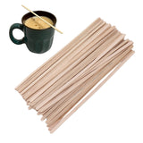 500Pcs Coffee Stirrers 7.5in Birchwood Biodegradable Eco Friendly Convenient Wooden Stir Sticks for Restaurants - Extra Image