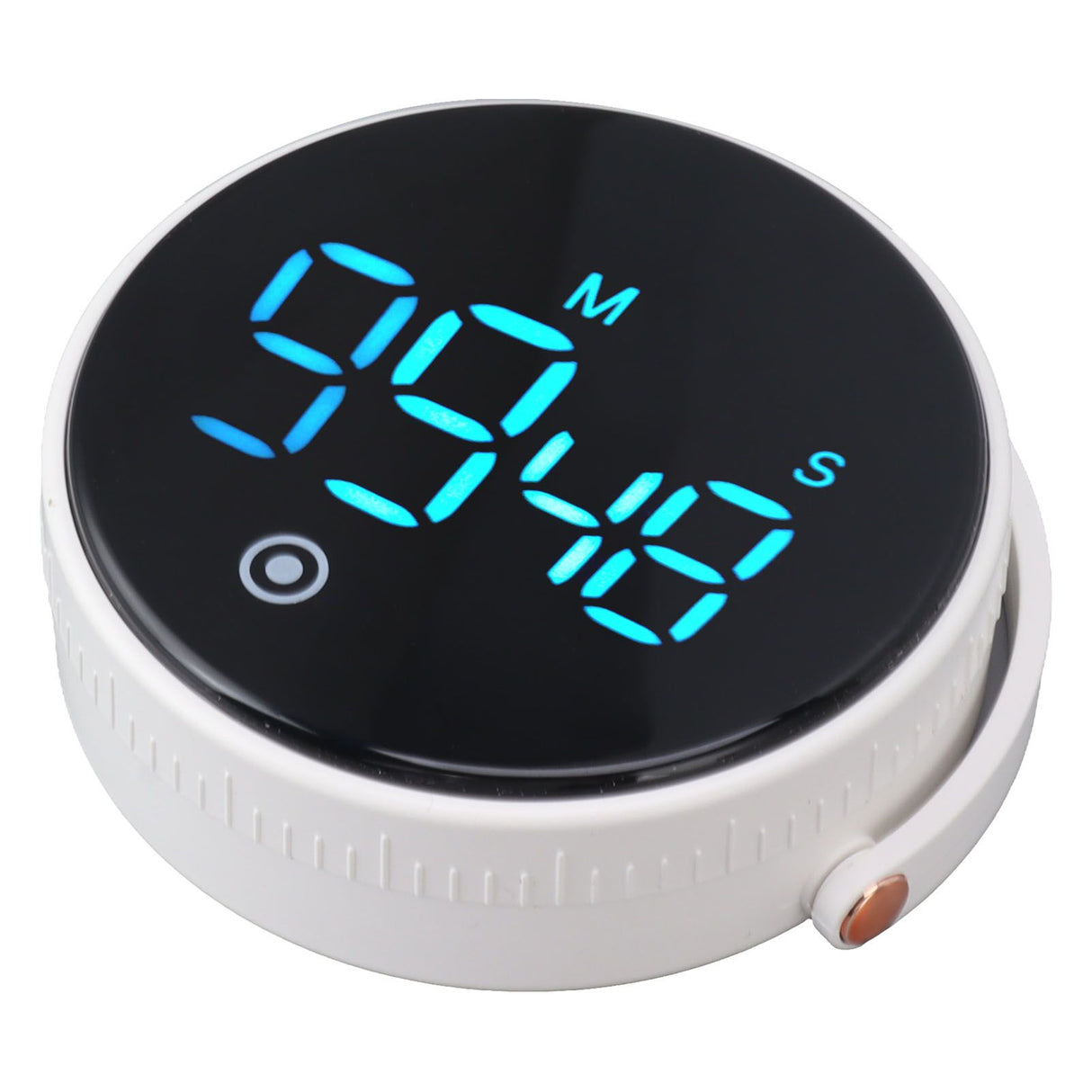 Digital Kitchen Timer Magnetic Large LED Display Countdown Timer for Cooking Classroom Fitness White