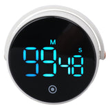 Digital Kitchen Timer Magnetic Large LED Display Countdown Timer for Cooking Classroom Fitness White