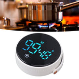 Digital Kitchen Timer Magnetic Large LED Display Countdown Timer for Cooking Classroom Fitness White