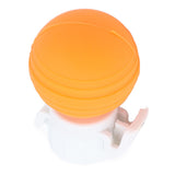 Soda Bottle Lid Silicone Leak Proof Carbonated Drink Air Pump Lid Fizz Keeper Pump Cap Saver Stopper Lids Orange - Front View