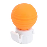 Soda Bottle Lid Silicone Leak Proof Carbonated Drink Air Pump Lid Fizz Keeper Pump Cap Saver Stopper Lids Orange - Rear View