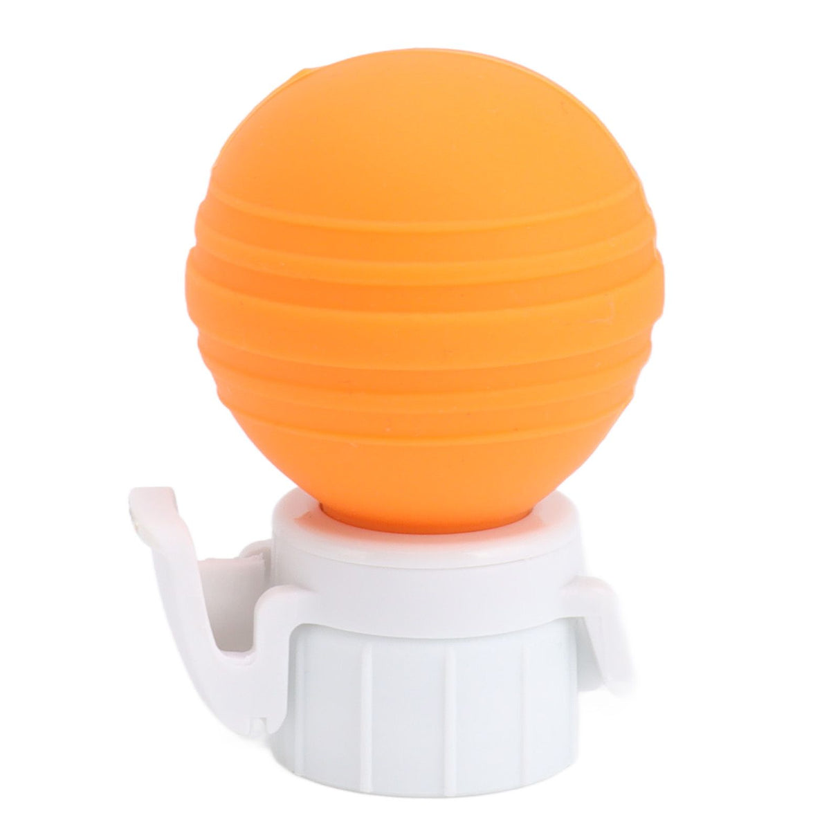 Soda Bottle Lid Silicone Leak Proof Carbonated Drink Air Pump Lid Fizz Keeper Pump Cap Saver Stopper Lids Orange