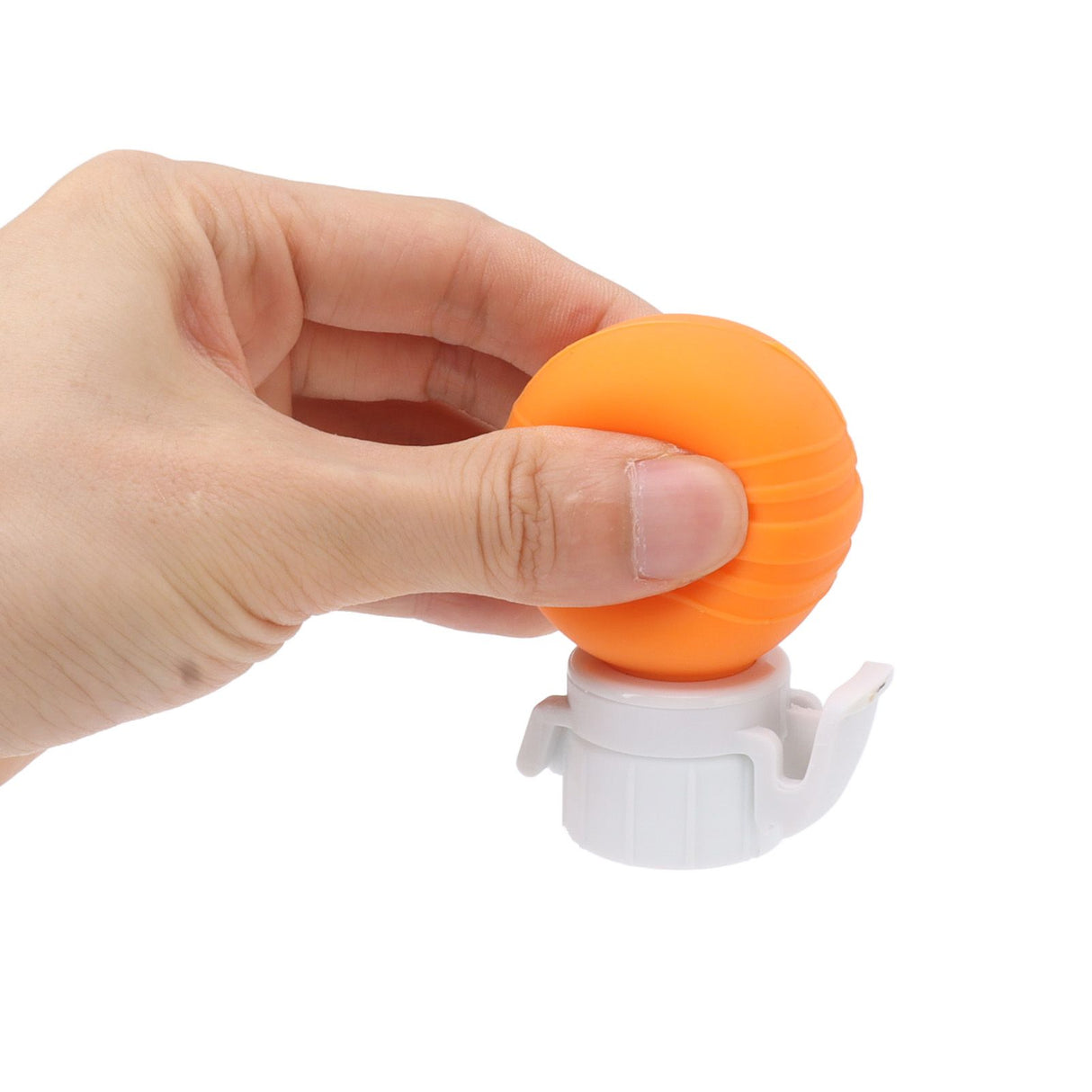 Soda Bottle Lid Silicone Leak Proof Carbonated Drink Air Pump Lid Fizz Keeper Pump Cap Saver Stopper Lids Orange