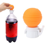 Soda Bottle Lid Silicone Leak Proof Carbonated Drink Air Pump Lid Fizz Keeper Pump Cap Saver Stopper Lids Orange - Extra Image