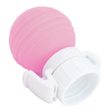 Soda Bottle Lid Silicone Leak Proof Carbonated Drink Air Pump Lid Fizz Keeper Pump Cap Saver Stopper Lids Pink - Side View
