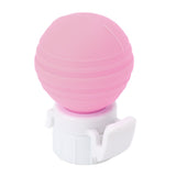 Soda Bottle Lid Silicone Leak Proof Carbonated Drink Air Pump Lid Fizz Keeper Pump Cap Saver Stopper Lids Pink - Close-Up Angle