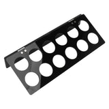 Wall Mounted Coffee Pod Holder Space Saving Under Counter Cabinet Coffee Pod Holder Black - Side View