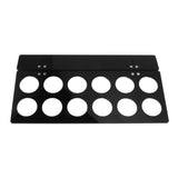 Wall Mounted Coffee Pod Holder Space Saving Under Counter Cabinet Coffee Pod Holder Black - Rear View