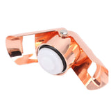 5Pcs Champagne Bottle Stopper Stainless Steel Champagne Sealer Plug Reusable Wine Saver for Wine Bottles Sparkling Bottles Rose Gold