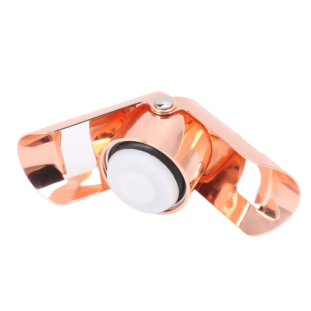 5Pcs Champagne Bottle Stopper Stainless Steel Champagne Sealer Plug Reusable Wine Saver for Wine Bottles Sparkling Bottles Rose Gold