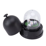 Automatic Dice Roller Cup Battery Powered Pub Bar Party Game Play with 5 Dices for Party Gathering