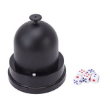Automatic Dice Roller Cup Battery Powered Pub Bar Party Game Play with 5 Dices for Party Gathering - Rear View