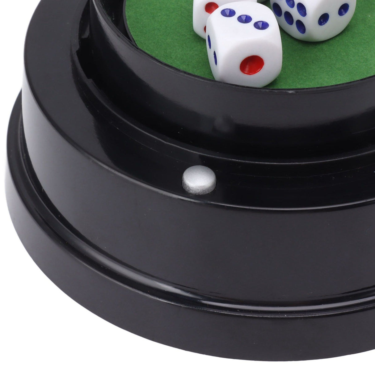 Automatic Dice Roller Cup Battery Powered Pub Bar Party Game Play with 5 Dices for Party Gathering