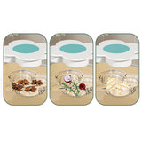 Rice Container Airtight Grain Food Storage Box Transparent with Cover for Home Kitchen Transparent 5kg / 11.02lb