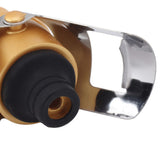 5 Packs Golden Champagne Stopper Stainless Steel Resuable Bottle Sealer Champagne Saver Plug