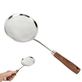 Oil Colander Efficiency Filtration Easy To Use Fine Mesh Food Strainer Spoon for Grease Gravy Foam S - Extra Image