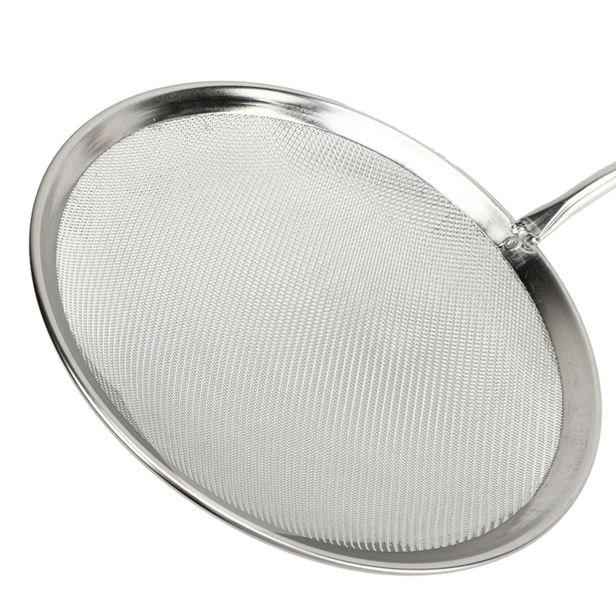 Oil Colander Efficiency Filtration Easy To Use Fine Mesh Food Strainer Spoon for Grease Gravy Foam L