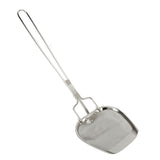Fine Mesh Strainer 0.02in 304 Stainless Steel Firm Stable Handle Smoothing Skimmer Spoon for Kitchen Cooking