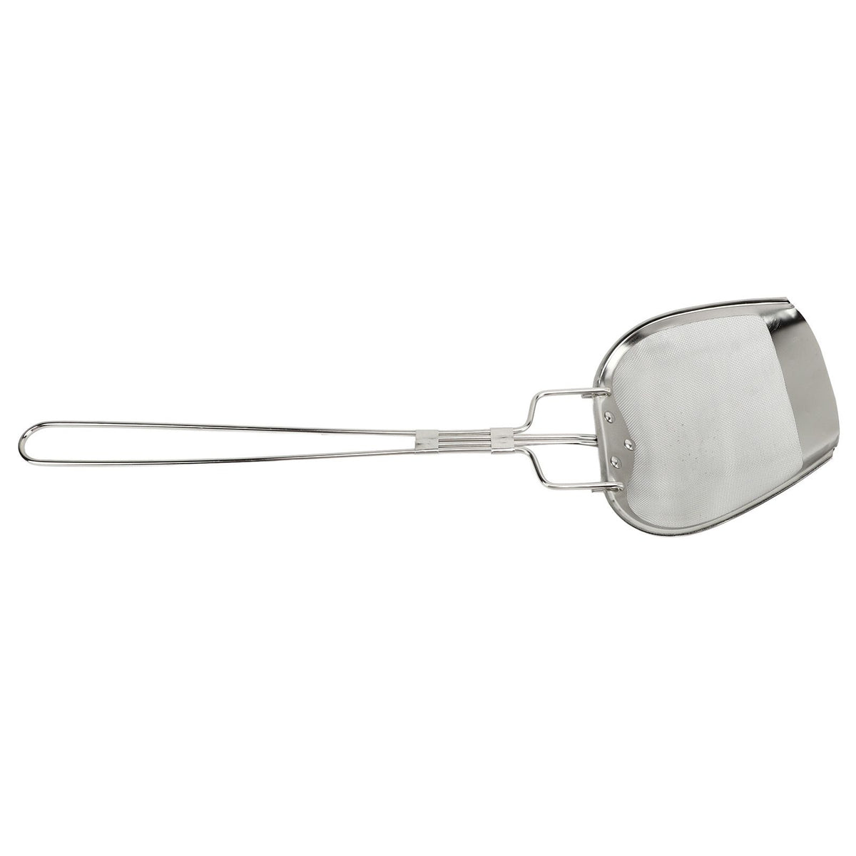 Fine Mesh Strainer 0.02in 304 Stainless Steel Firm Stable Handle Smoothing Skimmer Spoon for Kitchen Cooking