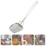 Fine Mesh Strainer 0.02in 304 Stainless Steel Firm Stable Handle Smoothing Skimmer Spoon for Kitchen Cooking