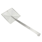 Stainless Steel Square Strainer Skimmer Ladle for Cooking Frying Kitchen Gadgets Mesh Strainer Pasta Strainer Spoon Coarse Mesh - Side View