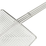Stainless Steel Square Strainer Skimmer Ladle for Cooking Frying Kitchen Gadgets Mesh Strainer Pasta Strainer Spoon Coarse Mesh