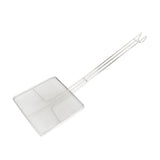 Stainless Steel Square Strainer Skimmer Ladle for Cooking Frying Kitchen Gadgets Mesh Strainer Pasta Strainer Spoon Fine Mesh - Low Angle
