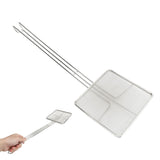 Stainless Steel Square Strainer Skimmer Ladle for Cooking Frying Kitchen Gadgets Mesh Strainer Pasta Strainer Spoon Fine Mesh - Extra Image