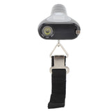 Digital Luggage Scale Portable Electronic Hook Scale with Flashlight 1m Tape Baggage Scale for Home Traveling Fishing Band Type - Side View