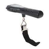 Digital Luggage Scale Portable Electronic Hook Scale with Flashlight 1m Tape Baggage Scale for Home Traveling Fishing Band Type - Top-Down View