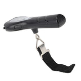 Digital Luggage Scale Portable Electronic Hook Scale with Flashlight 1m Tape Baggage Scale for Home Traveling Fishing Band Type - Rear View