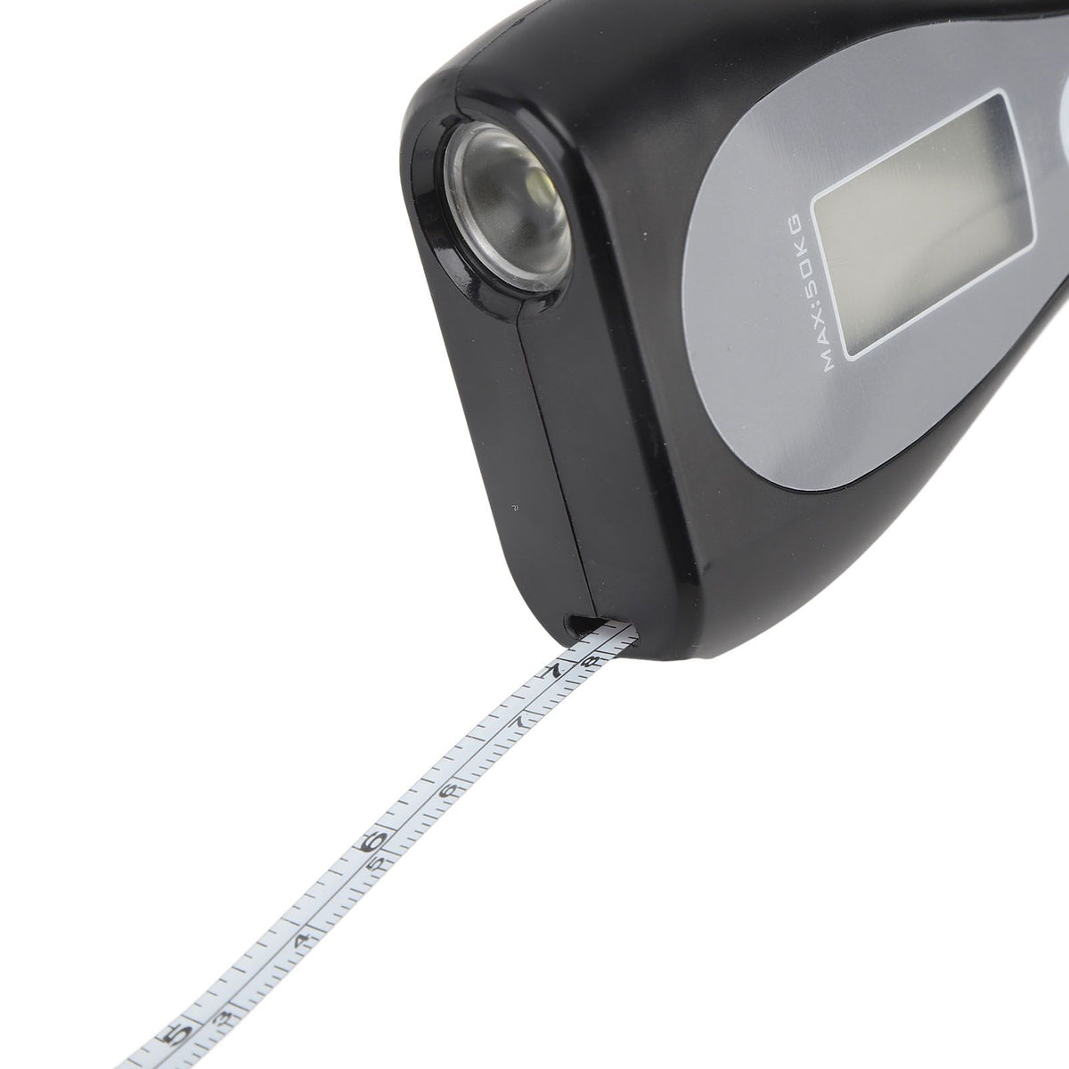 Digital Luggage Scale Portable Electronic Hook Scale with Flashlight 1m Tape Baggage Scale for Home Traveling Fishing Band Type