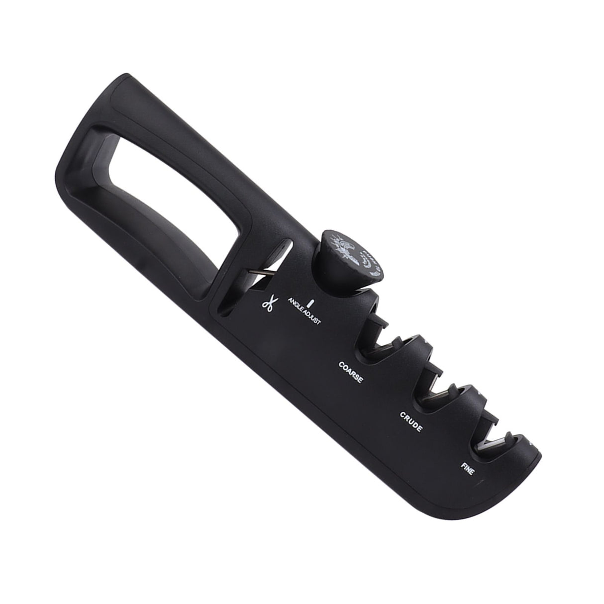 Adjustable Knife Sharpener 4 in 1 Black Sharp Adjustable Kitchen Knife Sharpener for Home Restaurant
