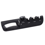 Adjustable Knife Sharpener 4 in 1 Black Sharp Adjustable Kitchen Knife Sharpener for Home Restaurant