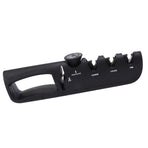 Adjustable Knife Sharpener 4 in 1 Black Sharp Adjustable Kitchen Knife Sharpener for Home Restaurant