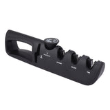 Adjustable Knife Sharpener 4 in 1 Black Sharp Adjustable Kitchen Knife Sharpener for Home Restaurant - Extra Image