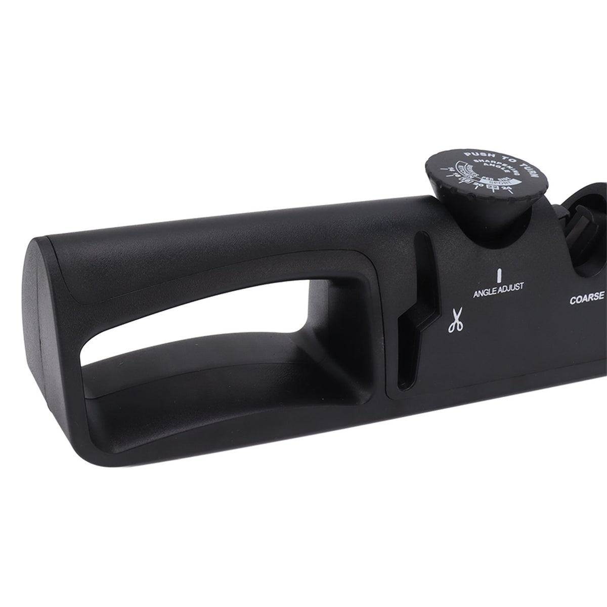 Adjustable Knife Sharpener 4 in 1 Black Sharp Adjustable Kitchen Knife Sharpener for Home Restaurant