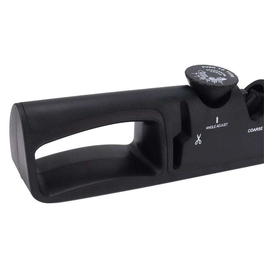 Adjustable Knife Sharpener 4 in 1 Black Sharp Adjustable Kitchen Knife Sharpener for Home Restaurant