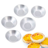 25Pcs Aluminum Egg Tart Molds Small Tart Pie Tin Mini Cupcake Cake Muffin Cookie Mold Baking Cups for Baking - Extra Image