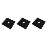10pcs PTFE Gas Stove Surface Protection Pad Washable Oil and Dirt Resistant Gas Stove Cleaning Pad - Low Angle