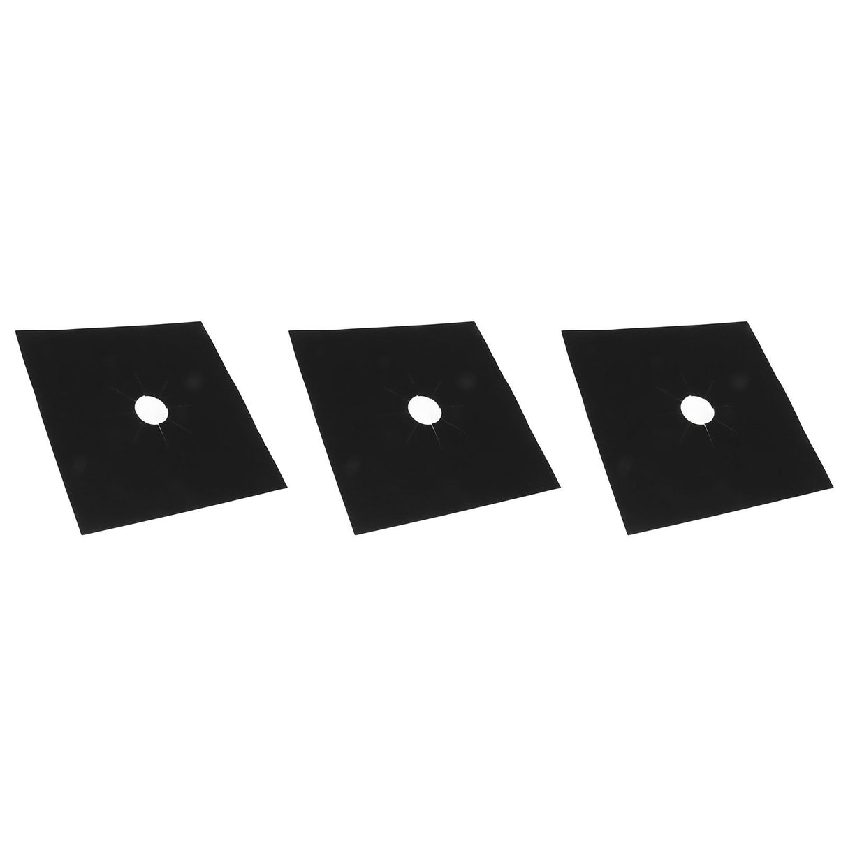 10pcs PTFE Gas Stove Surface Protection Pad Washable Oil and Dirt Resistant Gas Stove Cleaning Pad