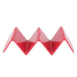 Taco Holder Stand Dishwasher Microwave Safe Stable Taco Rack Tray for Restaurant Kitchen Party Red